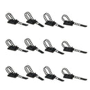 Clamp Cable Clamps (200 Per Pack) Adjustable Self-Adhesive Nylon Cable Clam U2H8