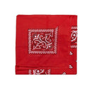 Set of 3 bandanas Paisley Man and Woman 57 x 57 cm Black + Red + navy blue H7L5