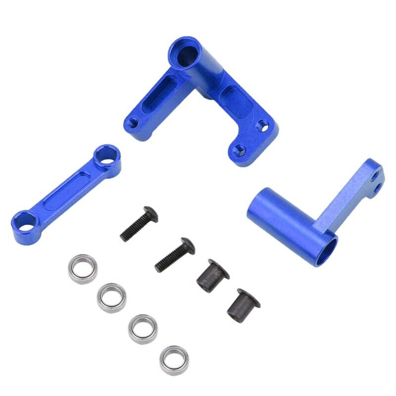 RC Aluminium Alloy Steering Kit for Traxxas Bandit / Rustler / Slash 2WD Bl X1R5