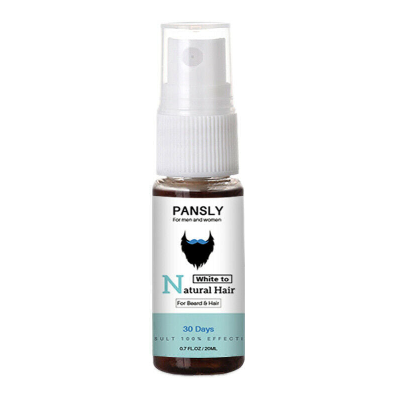 Pansly Magic Herbal Beard Spray Beard Hair Remedy Care Moisturizing Dyeing  L9Y6