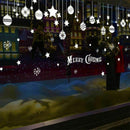 Wall Stickers merry christmas background wall decoration Removable (C, 45 c G7B3