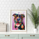 5D Diamond Painting DIY Dog Full Round Drill Rhinestone Animal Picture (1)