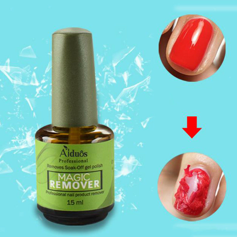 Magic Gel Nail Polish Remover Removes Soak-Off Gel Nail Polish In 3-5 Minutes