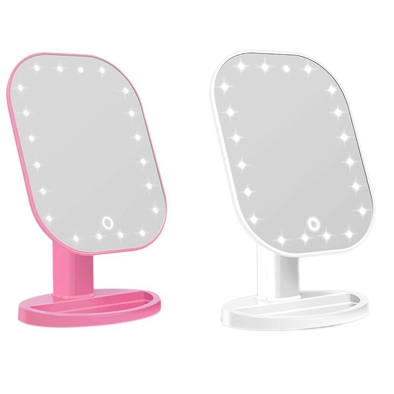 Touch Dimmer Led Mirror Press Screen Makeup Mirror Luxury Mirror with 20 Le P2A3