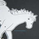 Horse Cutting Dies Stencil DIY Scrapbook Album Card Paper Embossing Craft Gift
