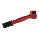 Cycling Motorcycle Bicycle Chain Crankset Brush Cleaner Cleaning Tool (Red)