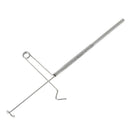 Fly Fishing Knot Tying Tool Tyer Hook Line Knotter Tie Nail Stainless Steel