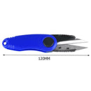 Shrimp-Shaped Stainless Steel Folding Fishing Line Cutter Clipper Scissors