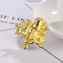Xmas Brooch Santa Claus Rhinestone Bear Rabbit Collar Pin Badges Jewelry