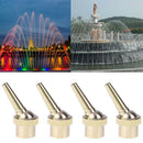 4 Pieces Brass Straight  Fountain Water Nozzle Sprinkler Spray Head DN20