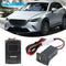 12V 24V to 5V 2.1A USB Car Charger Adapter with Blue LED Voltmeter for MAZDA