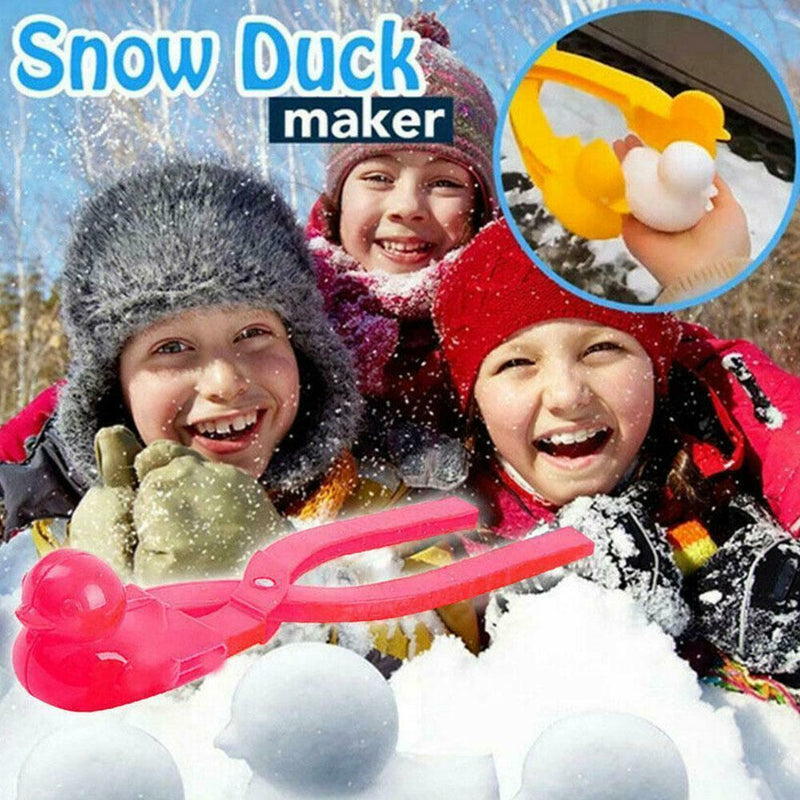 1Pc Duck Shape Snowball Maker Clip Children Outdoor Winter Sand Mold