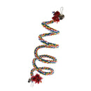 150CM Colorful Cotton Rope for Pet Bird Parrot Stand Perch