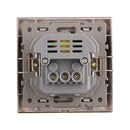 Electrical Wall Socket Double USB Port 220-250V 16A Socket Power Outlet 84x84mm