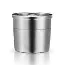 Compatible with Illy Coffee Machine Maker/Stainless Steel Metal Refillable