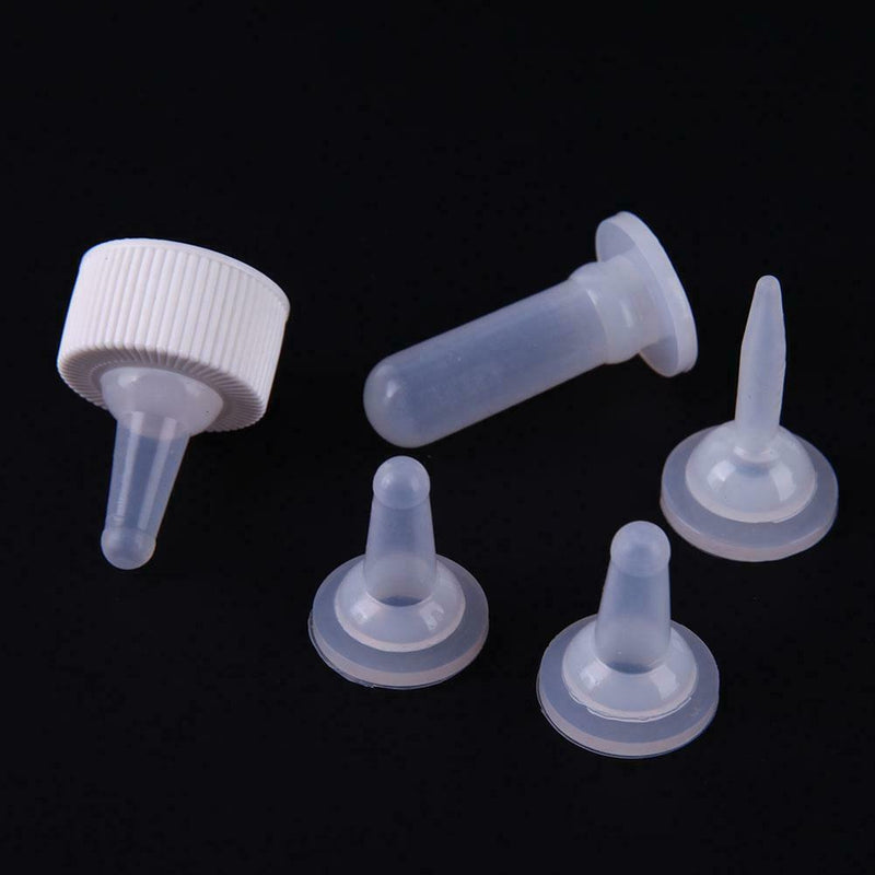 6pcs Puppy Kitten Feeding Bottle Pet Dog Cat Nursing Water Milk Feeder Kit