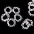 10x Clear Elastic Telephone Line Wire Hair Band Ropes Holders Head Accessory %x