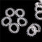 10x Clear Elastic Telephone Line Wire Hair Band Ropes Holders Head Accessory %x