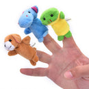 10x/Set Family Finger Animal Puppets  Baby Educational  Hand Cartoon Cloth 3C