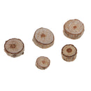100 Mini Wood Log Slices DIY Decor Craft Wedding Rustic Wooden Pile Ornament