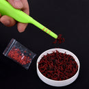 Red Worms Bait Bander Tool with Bands Coarse Pellet Fishing Terminal Tackles TE
