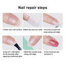 Fiberglass Nail Wrap Nail Silk Wrap Strong Nail Protector For Uv Gel Acryli V3G7