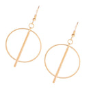 Trendy Simple Dangle Round Drop Earrings for Party Girls Jewelry For Women  R1S7