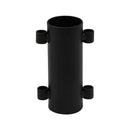 Iron Awning Rod Holder Black Outdoor Camping Fixed Tube Fishing Garden Universal