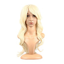 Women Natural Curly Blonde Hairstyle High Temperature Synthetic Hair Full Wigs