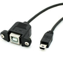 Mini USB 5 Pin Male To USB 2.0 Male Converter OTG Adapter Lead Data Cable