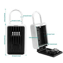 Portable Key Lock Box Secure Key Holder Durable Aluminium Alloy Material wi D9G3