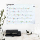 2020 Year Planner Wall Chart+Calendar+Holidays Office Office FGOO I6Q0