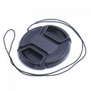 Black 58mm Snap-On Lens Cap for Canon EOS 400D 450D 500D 1000D 18-55mm 55-250mm