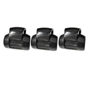 3Pcs Adjustable Quick Release Nylon Clamp Buckle for Paddle Shaft Black
