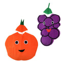 2 Sets Kids' Fruits Grape Orange Costume Fabric Outfit Dress Up Accessories