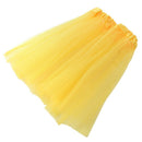 Kids Girls Modern Ballet Dressing Fairy Tutu Skirt Yellow