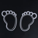 Metal Feet Circle Letters Set Embossing Cutting Dies Stencil DIY Scrapbooking