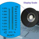 Salinity Refractometer For Seawater And Marine Fishkeeping Aquarium 0-100 P L3B6
