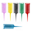 Salon Professional Fish Bone Shape Hair Comb Hair Dyeing Sectioning Comb