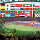 Banner Flag String 21st Russia Football 32 Teams National Flags 20*30cm A7F1