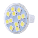 3pcs MR11 12 SMD 5050 LED Light AC & DC 12V Pure White L4K6