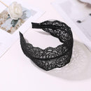 Korean Lace Hollow Headwear Headband Retro Hairdress Headpiece Hair Jewelry A