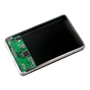 Hard Drive Enclosure, USB 2.0 to 1.8 Inch CE ZIF Aluminium External HDD