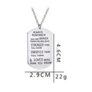 Lettering Always Remember You Are Braver Pendant Inspirational Necklace JewelryJ