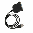 IEEE 1284 25-Pin Parallel  Ports To USB2.0 Printer Cable USB To Parallel Adapter