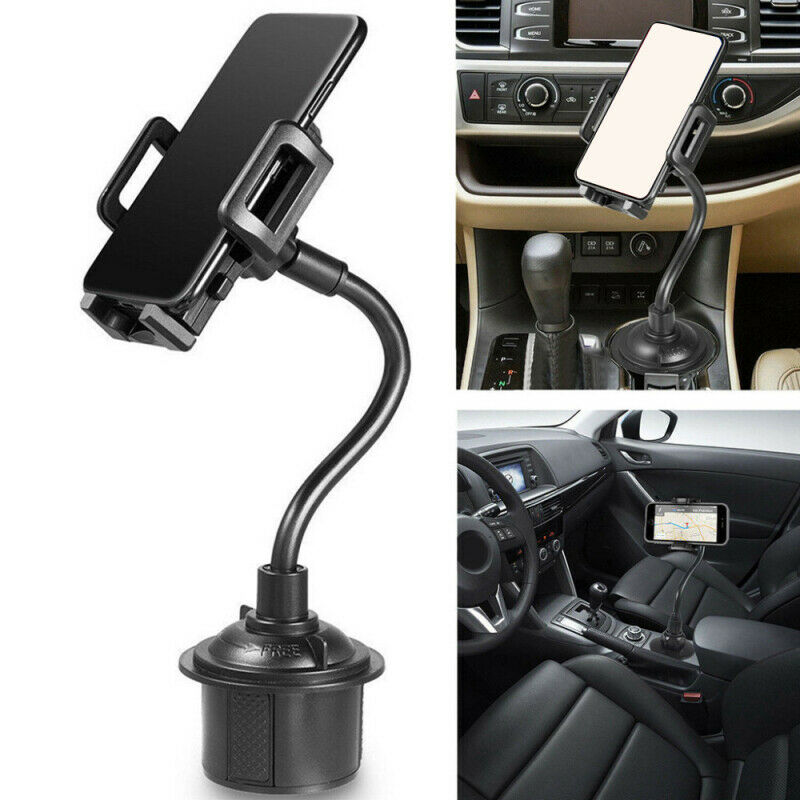 Generic Long Hose Rotatable Car Cup Holder Cell Phone Holder 360 Degree Rotate d