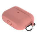 Wireless Earphone Case Silicone Box w/Keychain for AirPods Pro (Orange) A