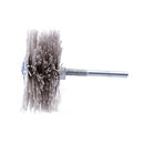 6mm Shank 80mm Dia Abrasive Nylon Wheel Brush Woodwork Polish Bench Grinder