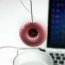 Pink donut humidifier usb office desktop mini humidifier portable creative