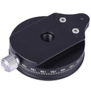 Camera Pan Base With Arca Swiss Style Plate, 0.95Cm Screw Aluminum Panorami D2O3